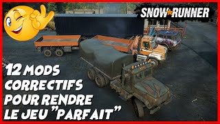 12 mods correctifs pour rendre le jeu quotparfaitquot  Snowrunner One X [upl. by Milton]