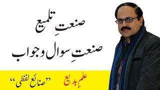 Sanat e Talmee  Samat e Sawal o jawab  صنعتِ تلمیع  صمعتِ سوال و جواب [upl. by Eniamrahc273]