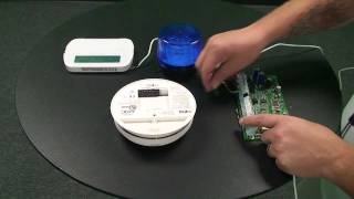 How To Wire A Smoke Detector To An Alarm Control Panel [upl. by Orlene112]