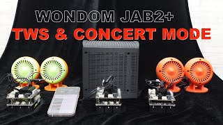 Demonstration on TWS and Concert Modes of WONDOM JAB2 Wireless 21  41 Audio System Setup Guide [upl. by Buckler]