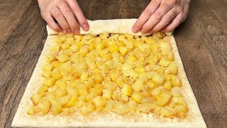 🍍Wickeln Sie einfach Ananas in Blätterteig und Sie werden überrascht seinEinfach und unkompliziert [upl. by Phalan]