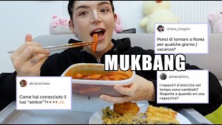 MUKBANG TTEOKBOKKI 🥢 quando torno in Italia amici persi e nuovi amori… [upl. by Valenka141]