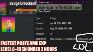 Block Tales BEST EXP METHOD POSTGAME LEVEL 810 SUB 2 HOURS DEMO 1 [upl. by Onahpets]