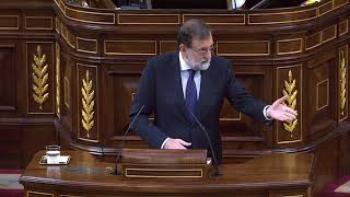 Rajoy finaliza el pleno Gürtel atacando a PSOE y PODEMOS [upl. by Ruosnam]