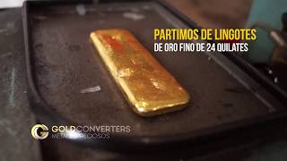 Láminas de oro fino para joyerías  GOLD CONVERTERS [upl. by Enidaj]