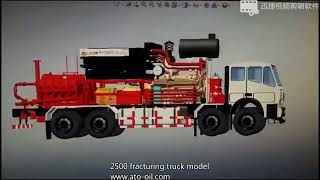 2100rmin Frac Pump Truck 300HP 105MPa Hydraulic Transmission [upl. by Hay]