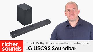 LG USC9S Soundbar  Richer Sounds [upl. by Araj706]