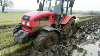 Extreme ploughing Belarus Mtz 9523 [upl. by Anelaj]