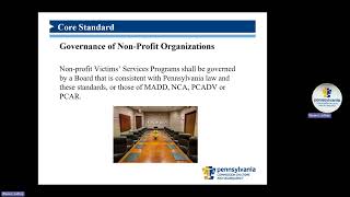 Program Administration Part 3 of 6 OVS Consolidated Victim Services Standards Series [upl. by Knudson]