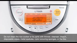 TIGER  HOW TO CLEAN YOUR RICE COOKER BY HEAP SENG GROUP1 [upl. by Ainna]