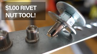 DIY Tool Easy How to make a rivet nut nutsert tool [upl. by Merline597]