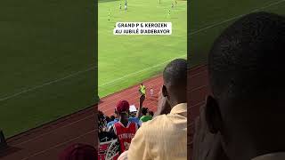 GRAND P amp KEROZEN AU MATCH DE GALA DU JUBILÉ D’ADEBAYOR [upl. by Ilanos]