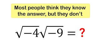 A simple question most people get wrong [upl. by Weeks410]