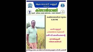 AKASHAVANI KANNUR  KISANVANI OCT 17 [upl. by Wack]