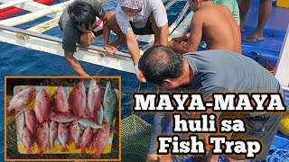 FISH TRAP  Mayamaya ang pumasok sa fish trap BUBU namin  Kabobordz TV [upl. by Nirek]