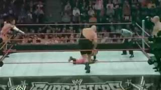 Kane amp Big Show vs Cm Punk amp Rey Mysterio Superstars  22 HQ [upl. by Pozzy]