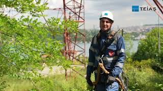 TEİAŞ  Türkiye Elektrik İletim AŞ  Bir Hat Bakım Mesul Teknisyeninin Günü [upl. by Nnyllaf]