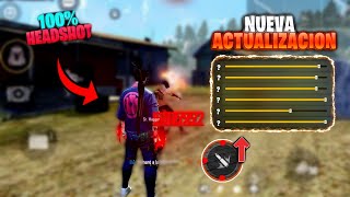 ✅SENSIBILIDAD FREE FIRE CON SEGUIMIENTO A LA CABEZA CONFIGURACIÓN PARA DAR HEADSHOT EN FREE FIRE [upl. by Iorio]