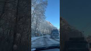 hokkaido abashiri オホーツク 初雪 新雪の上に朝から描く畝 [upl. by Leavitt]