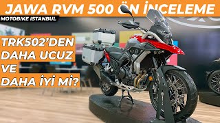 2022 Jawa RVM 500 Ön İnceleme  TRK502Xden İyi Mi İstanbul Motosiklet Fuarı [upl. by Baer]