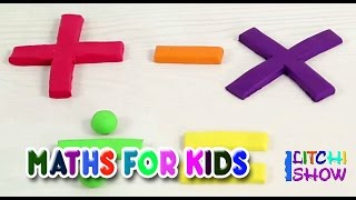 Learn Math for Kids  Basic Math For Toddlers  Elementary maths for kindergarten kids  Play Doh [upl. by Aihsel]