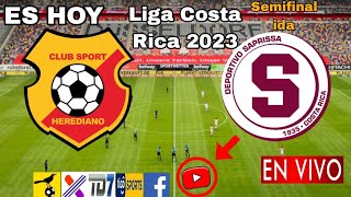 Herediano vs Saprissa en vivo donde ver a que hora juega Herediano vs Saprissa semifinal 2023 [upl. by Corso]