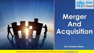 Merger and Acquisition PowerPoint Presentation Slides [upl. by Aikenahs]