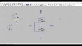 INTRODUCTION TO LTSPICE SOFTWARE WITH CMOS INVERTER CIRCUIT SIMULATION [upl. by Atauqal991]