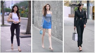 Chinese Street Fashion  34  Fashion China [upl. by Alwin606]