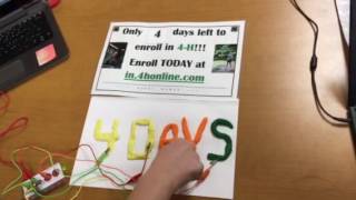 4H Enrollment Countdown featuring Makey Makey [upl. by Ilehs144]