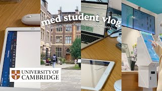 med student vlog at cambridge 💻  essays supervisions medsoc events [upl. by Seiter]