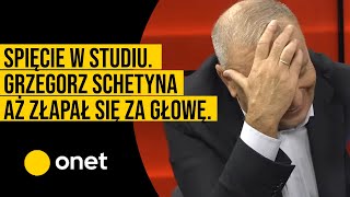 Dramatyczna sytuacja powodziowa i spięcie w studiu Grzegorz Schetyna aż złapał się za głowę [upl. by Bevers]