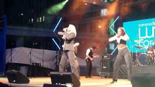 Madonna Impersonator Sings quotLike a virginquot  Luminato 2010 [upl. by Einohtna]