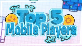 Top 5 Mobile Players In Zombsroyaleio [upl. by Eleynad844]