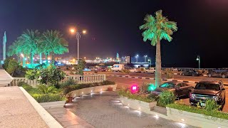 JAZAN CORNICHE AREA AT NIGHT [upl. by Refinnaj]