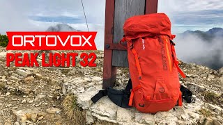 Ortovox Peak Light 32 🎒 Mein 1 Eindruck auf der Tour zum 🏔 Koflerjoch  1861m [upl. by Janerich]