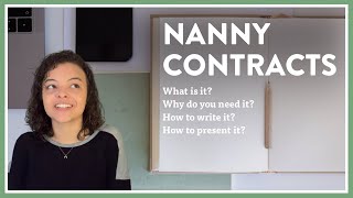 THE How to Nanny Contracts Video Time Stamps Included [upl. by Becht]