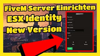 FiveM ESX Identity Installieren und Einrichten  FREE [upl. by Waki]