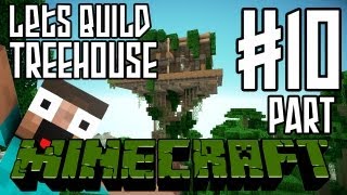 Minecraft Lets Build HD Jungle Treehouse  Part 10 [upl. by Nerraw137]