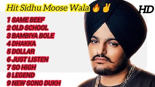 Sidhu Moose Wala Hits Songs  Panjabi Hits Songs  Sidhu Moose Wala✌🔥 [upl. by Sices777]