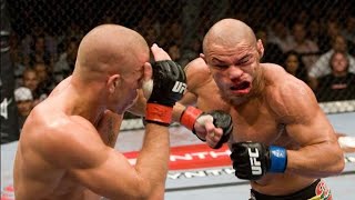 George St Pierre vs Thiago Alves Highlights [upl. by Jaal849]