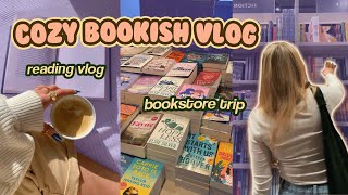 ULTIMATE BOOKISH VLOG cutest bookstore reading anticipated releases the striker reading vlog 🧸 ⭐📚 [upl. by Eiuol537]