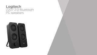 Logitech Z207 20 Bluetooth PC Speakers  Product Overview  Currys PC World [upl. by Hessney]