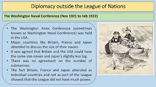 AQA GCSE History Conflict and Tension 19181939 Part 5  Diplomacy outside the League of Nations [upl. by Thamos621]