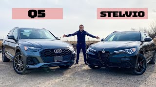 Is the 2021 Audi Q5 Sline better than Alfa Romeo Stelvio TI Sport Or is the Stelvio the new king [upl. by Barabbas]