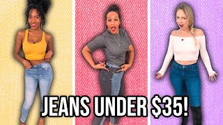 Trying Affordable Denim on 3 Different Body Types Shein Old Navy amp MORE [upl. by Halilahk]