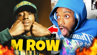 BEST NEW DRILL RAPPER M Row  Gassed Up PT 2 REACTION [upl. by Aidualc]