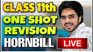 🔴 LIVE CLASS 11 REVISION  ONE SHOT HORNBILL FULL BOOK REVISION  CBSE ENGLISH CLASS 11th [upl. by Rother]