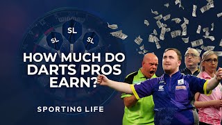 HOW MUCH MONEY DO DARTS PLAYERS EARN AND CAN TOP PROS BECOME MILLIONAIRES [upl. by Soracco735]