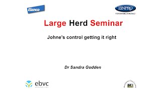 Johnes control getting it right by Dr Sandra Godden [upl. by Ramsdell908]